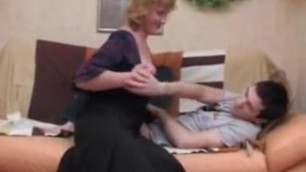 Russian MILF and Boy Sex Video