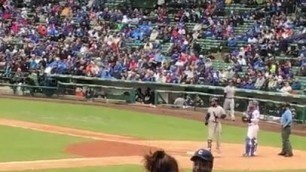 Woman Flashes Boobs at Cubs Game
