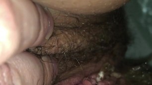 BBW Hairy Pussy MILF POV Pissing