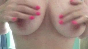 Slut mom shows her big tits