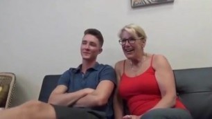 Mom and Stepson Watch Porn Together
