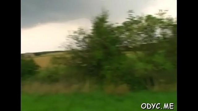 Old boy gets treated nicely by a much y. bitch