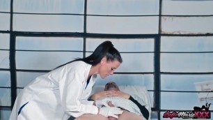 MILF Dr Sofie Marie Stimulates Prostate While Jerking Off