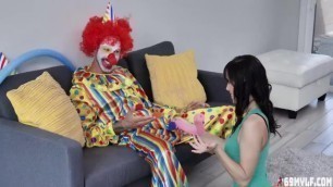 Alana Cruise In Horny Milf Clown Dick Down