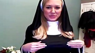 Brandi Love - Nun milf fucking at cam